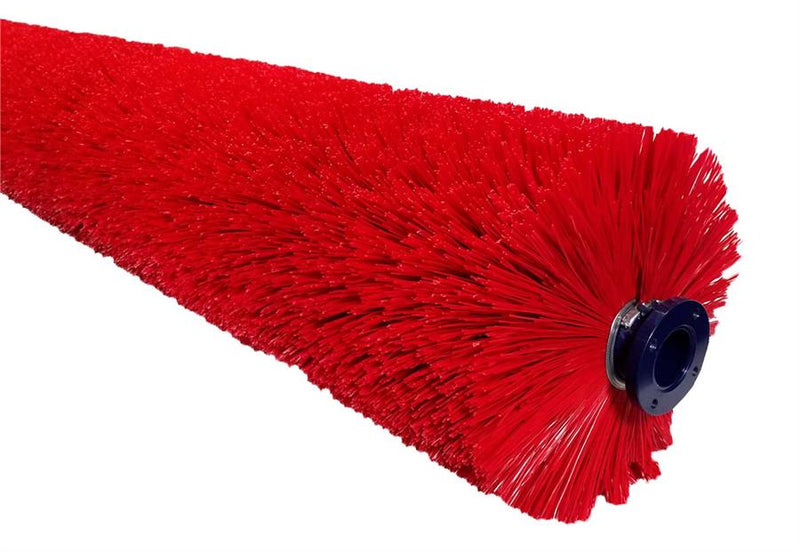 Universal Brush Mfg Co.   Red Tire Brush 14" Dia - with 4 bolt