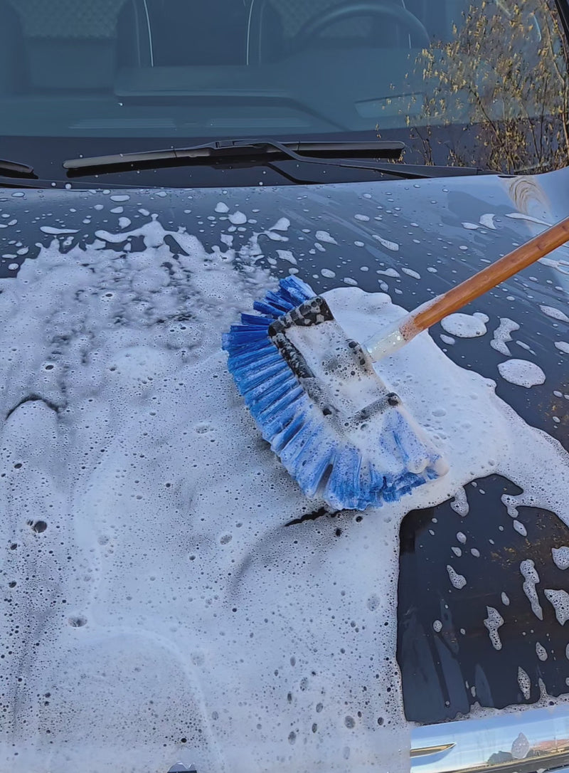 Universal Brush Mfg Co.   UB1808BXL - Triple Surface 8" Brush w/Sides BLUE