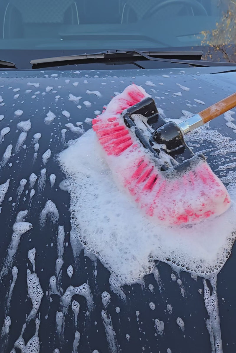 Universal Brush Mfg Co.   UB1808RXL - Triple Surface 8" Brush w/Sides RED