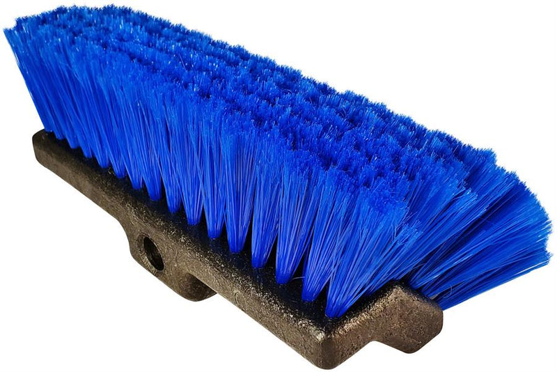 Universal Brush Mfg Co.    UB400B - 10” Dual Surface Wash/Prep Brush w/Fill (soft) BLUE