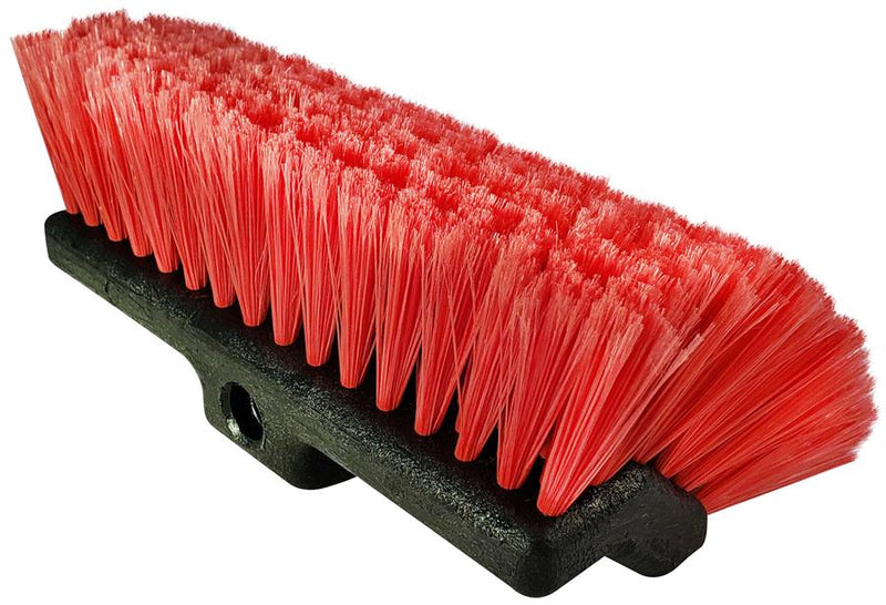 Universal Brush Mfg Co.   UB400R - 10” Dual Surface Wash/Prep Brush w/Fill (soft) RED