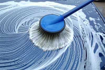 Universal Brush Mfg Co.  90H  Round Head Foaming Brush - Blue