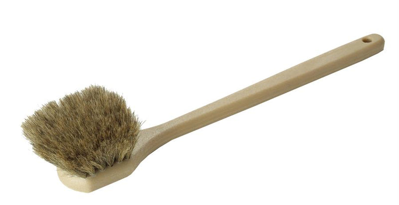 20” Long Handle Hog Hair Wheel Brush (very-soft)